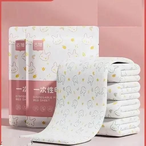 3 in 1 Disposable For Travel Printed Bed Sheet