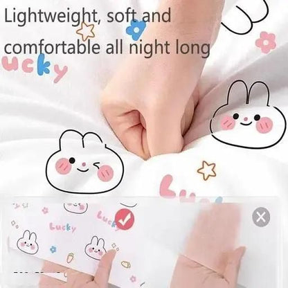 3 in 1 Disposable For Travel Printed Bed Sheet